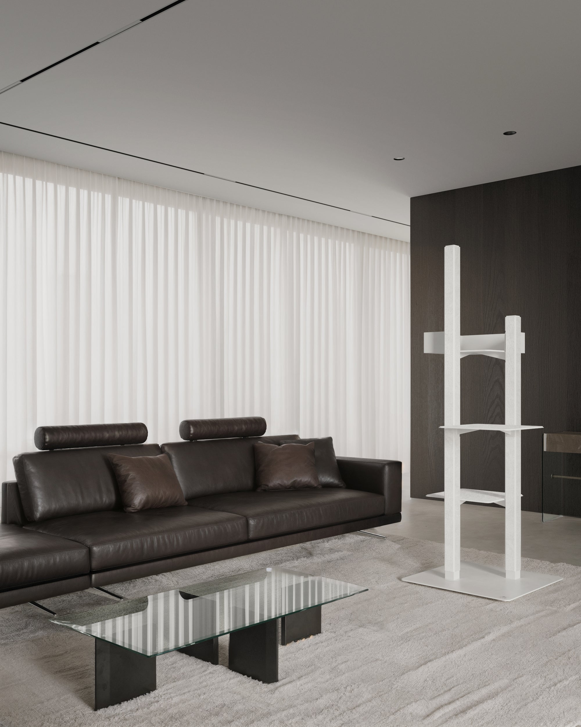 STYA Katzen Kratzbaum MS610 | Weiß