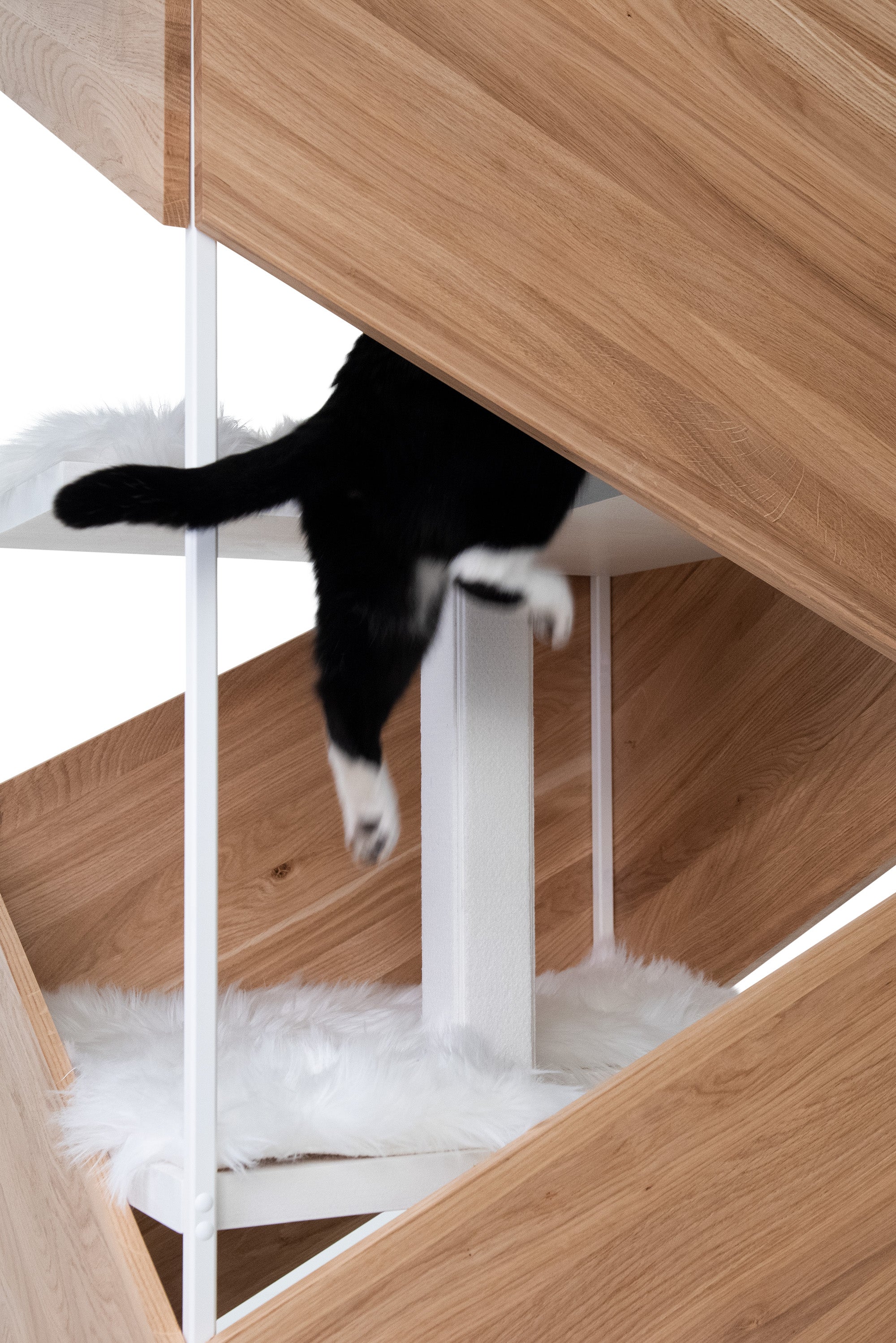 STYA Katzen Kratzbaum MS410 | Weiß