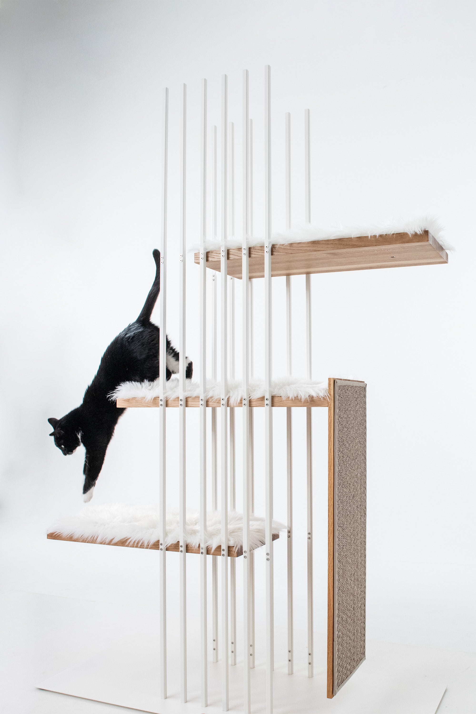 STYA Katzen Kratzbaum MS220 | Weiß