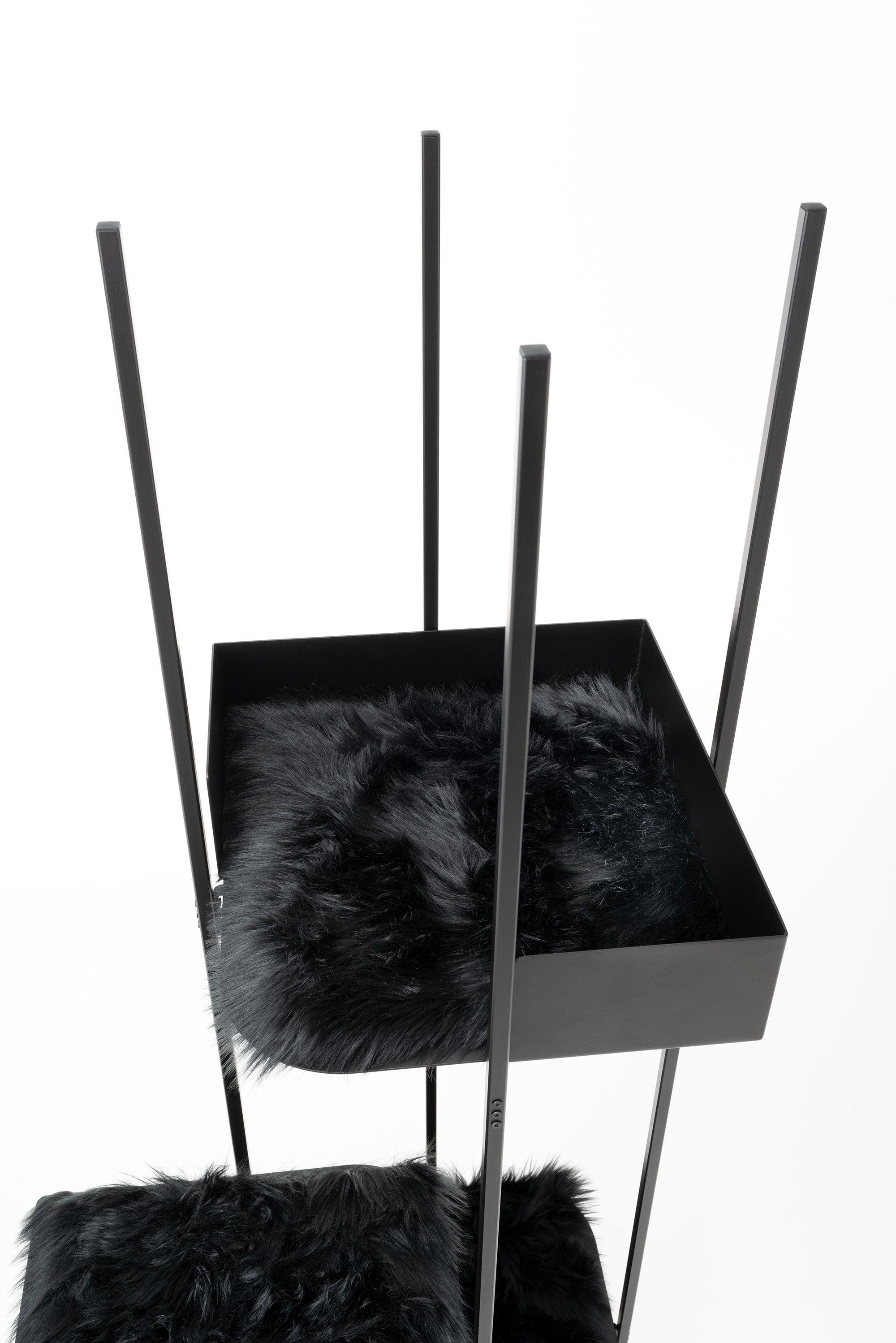 STYA Kissen für Katzen Kratzbaum MS310 | Schwarz