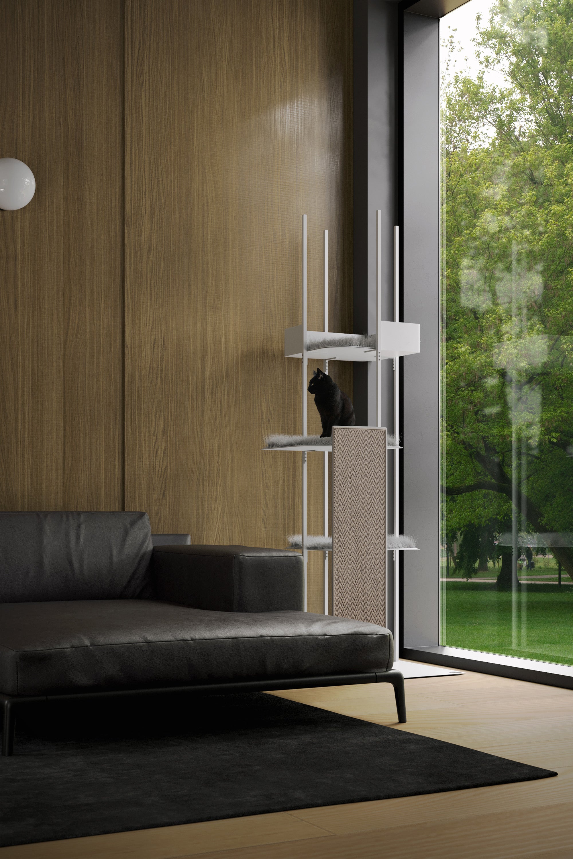 STYA Katzen Kratzbaum MS310 | Weiß