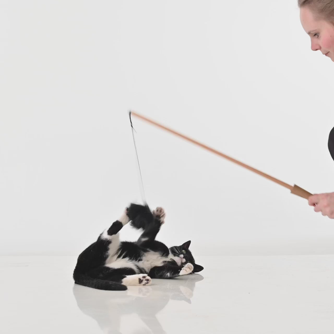 STYA Katzen Spielzeug SN3 | Schwarz