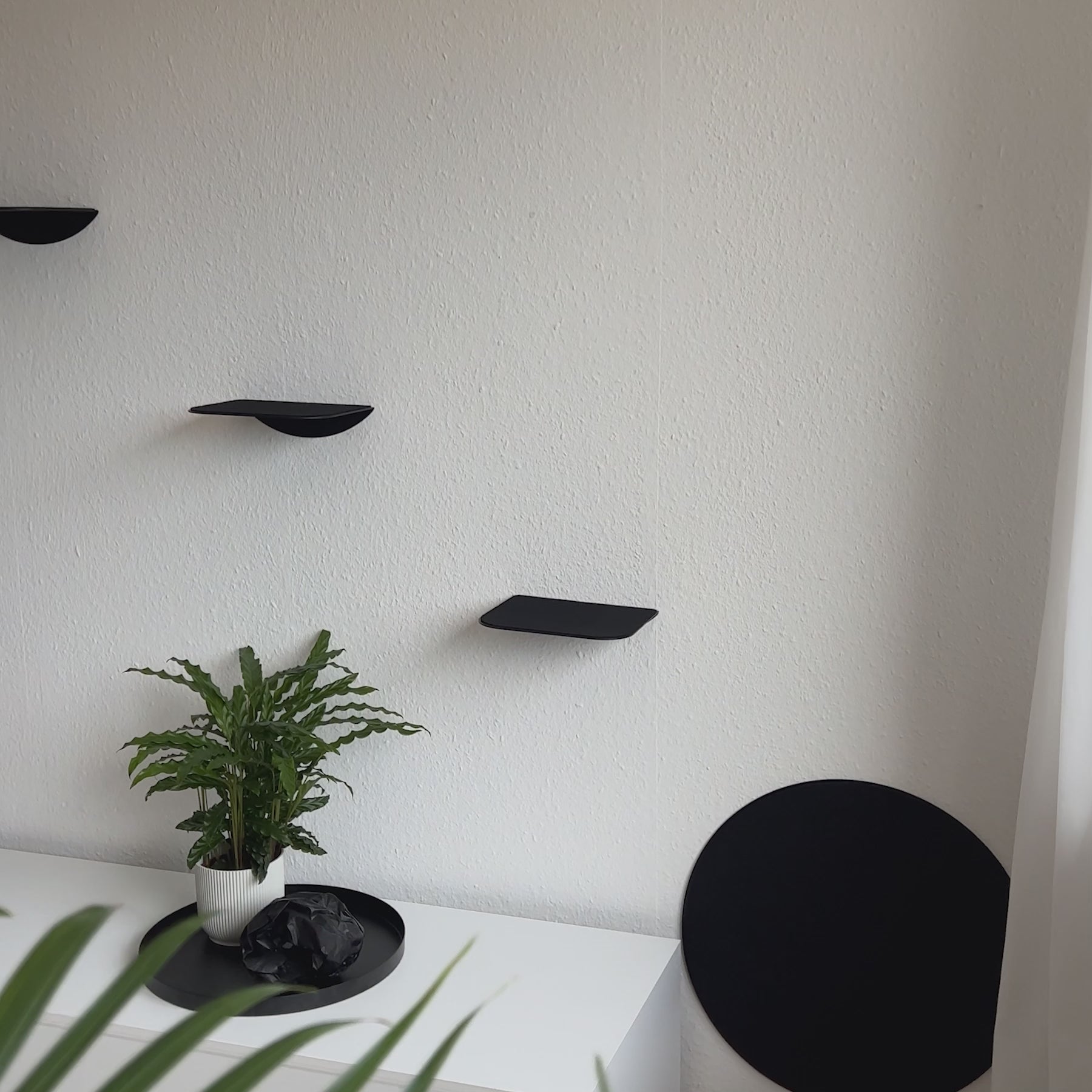 STYA Katzen Kletterwand | Set Eleganz Hängematte XXL | Linie WL100