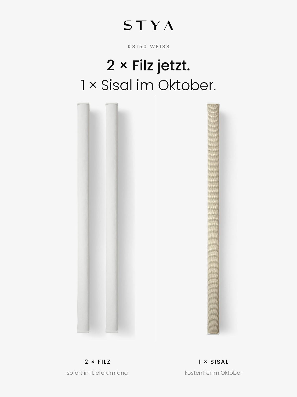 STYA Katzen Kletterwand | Set Essence | Kratzstamm KS150 + XXL Hängematte WL170