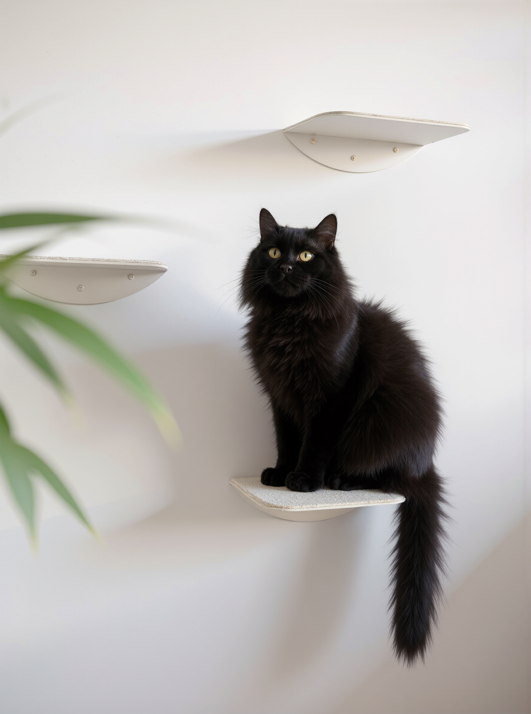 STYA Katzen Kletterwand | Katzen Treppe WL140 | Mit 3 Stufen