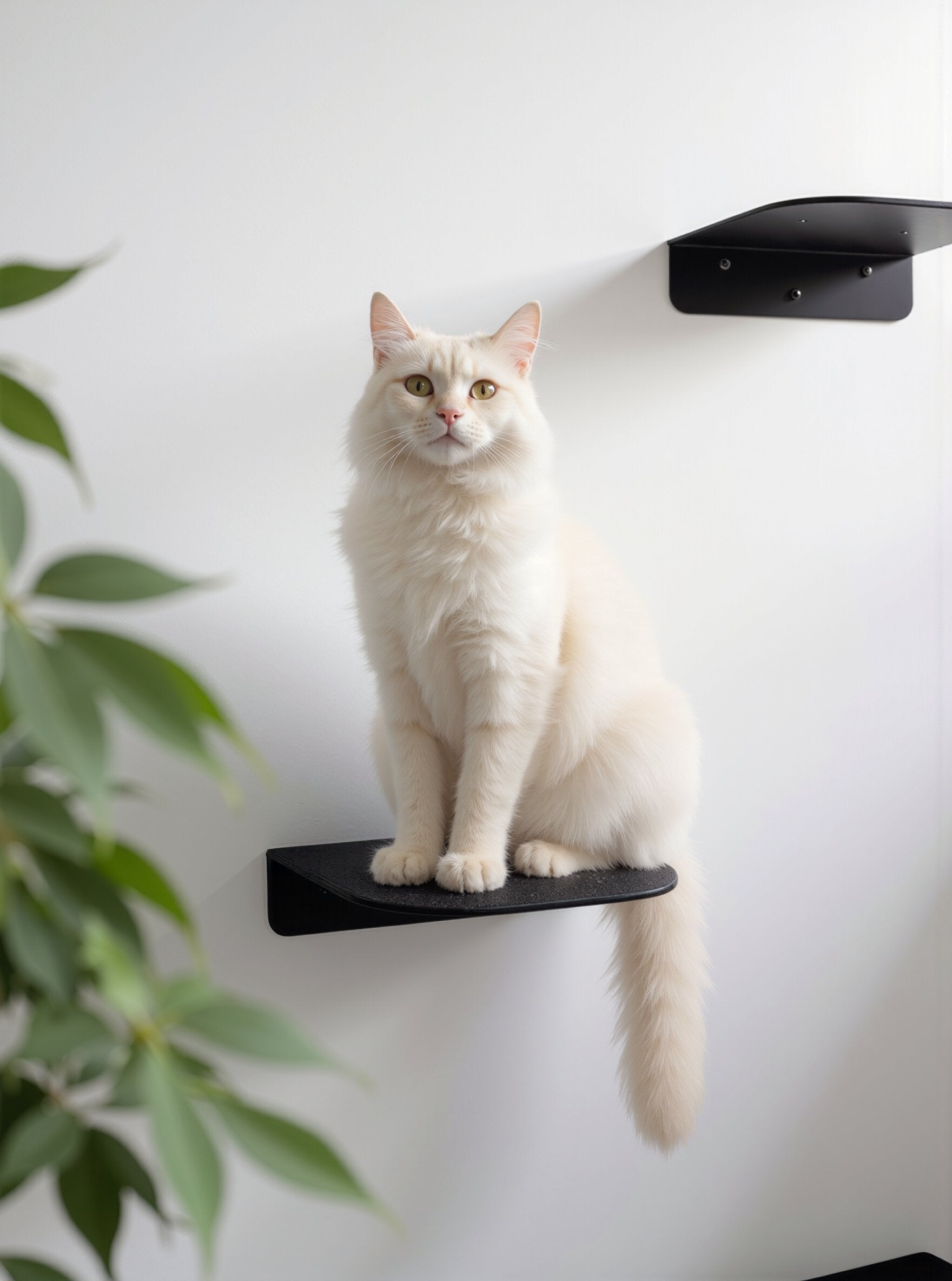STYA Katzen Kletterwand | Katzen Treppe WL340 | Mit 3 Stufen