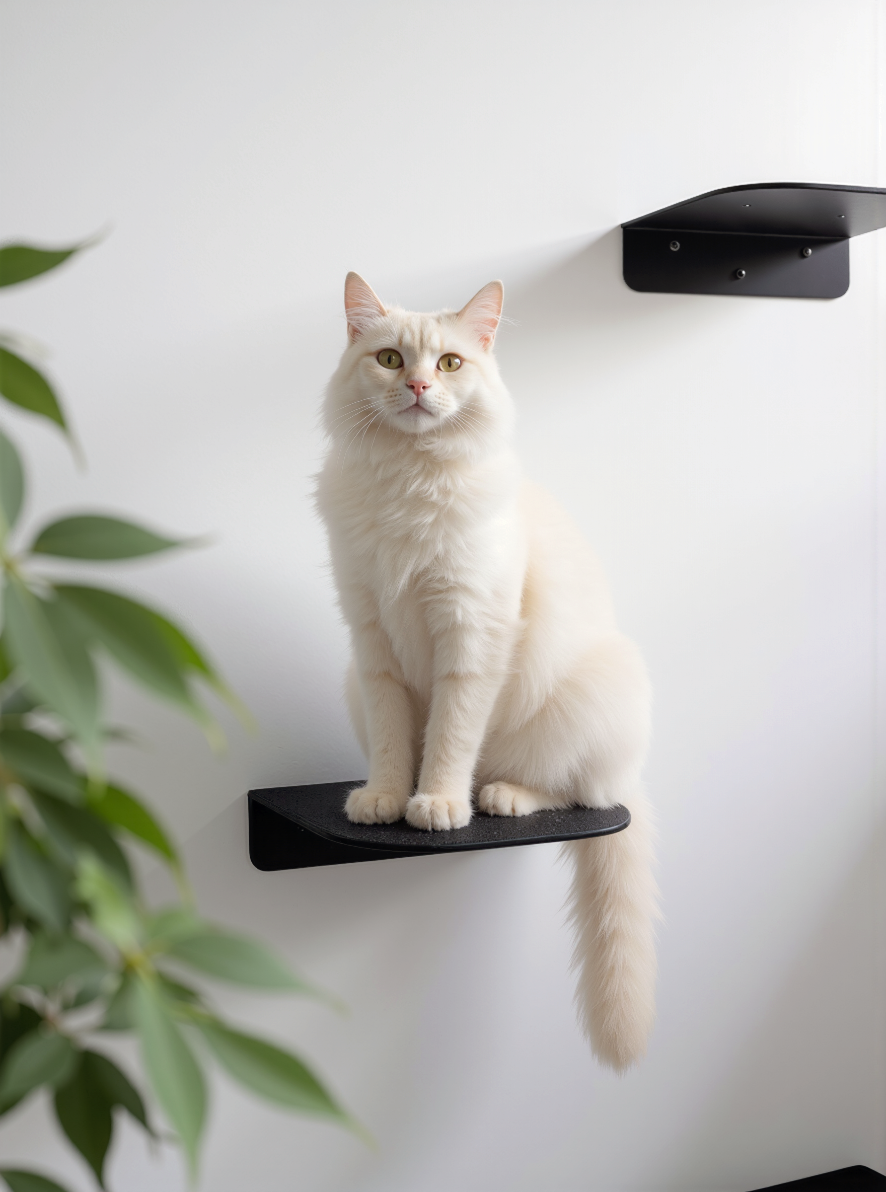 STYA Katzen Kletterwand | Katzen Treppe WL340 | Mit 3 Stufen
