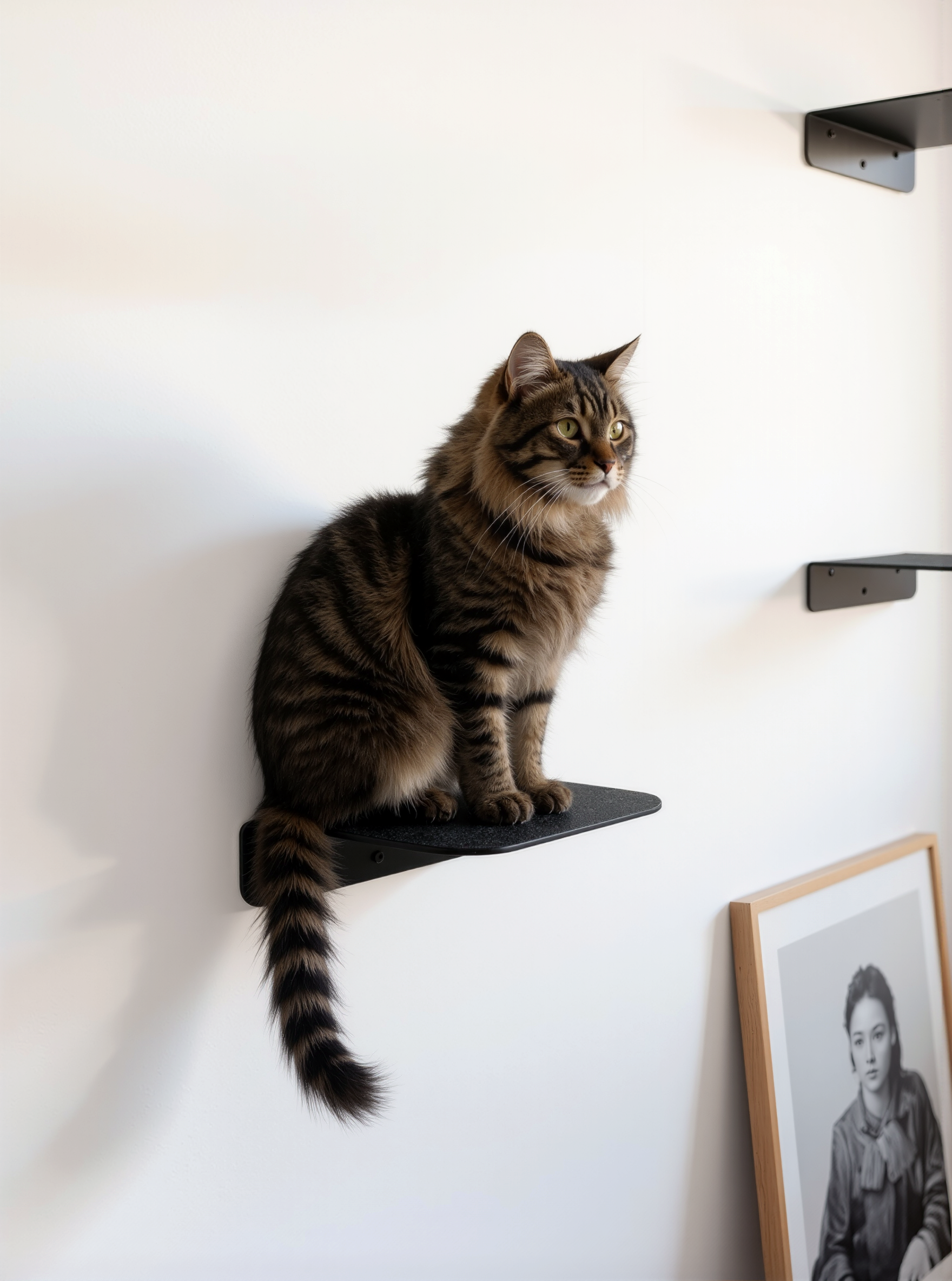 STYA Katzen Kletterwand | Katzen Treppe WL340 | Mit 3 Stufen