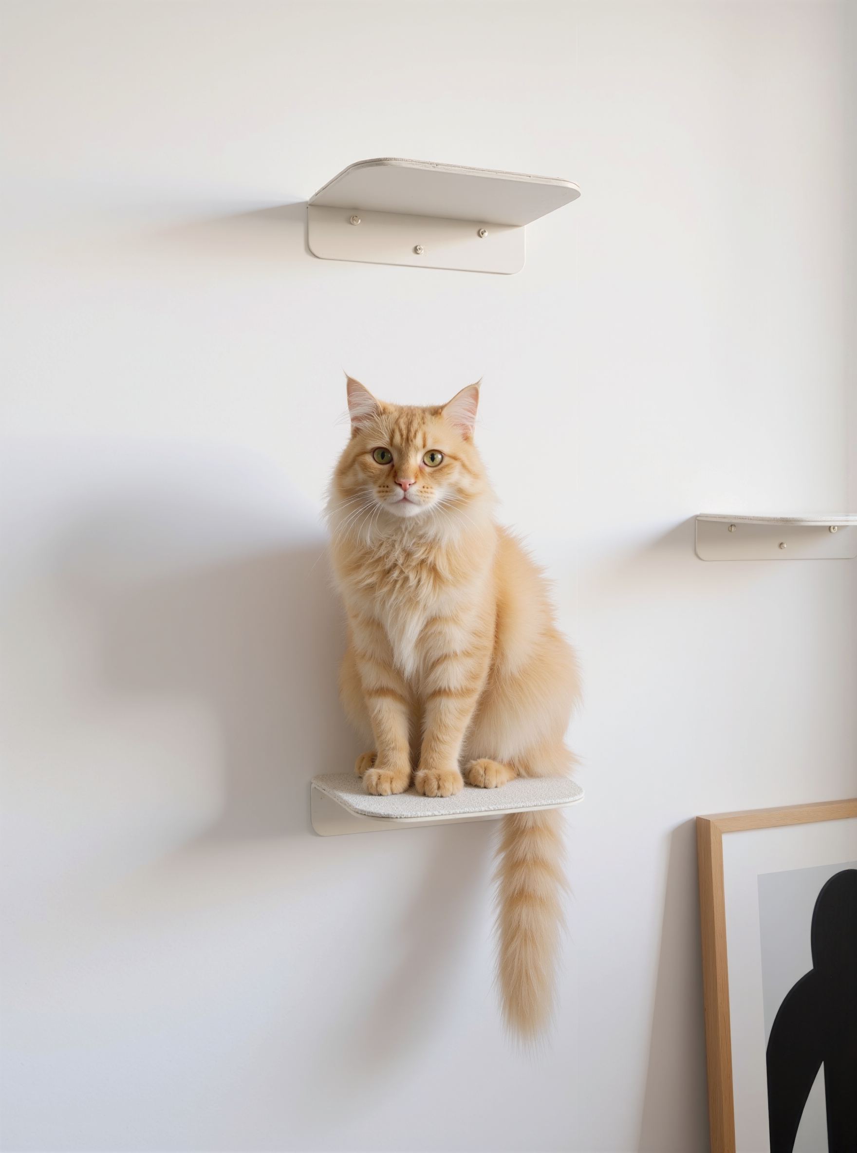 STYA Katzen Kletterwand | Katzen Treppe WL340 | Mit 3 Stufen