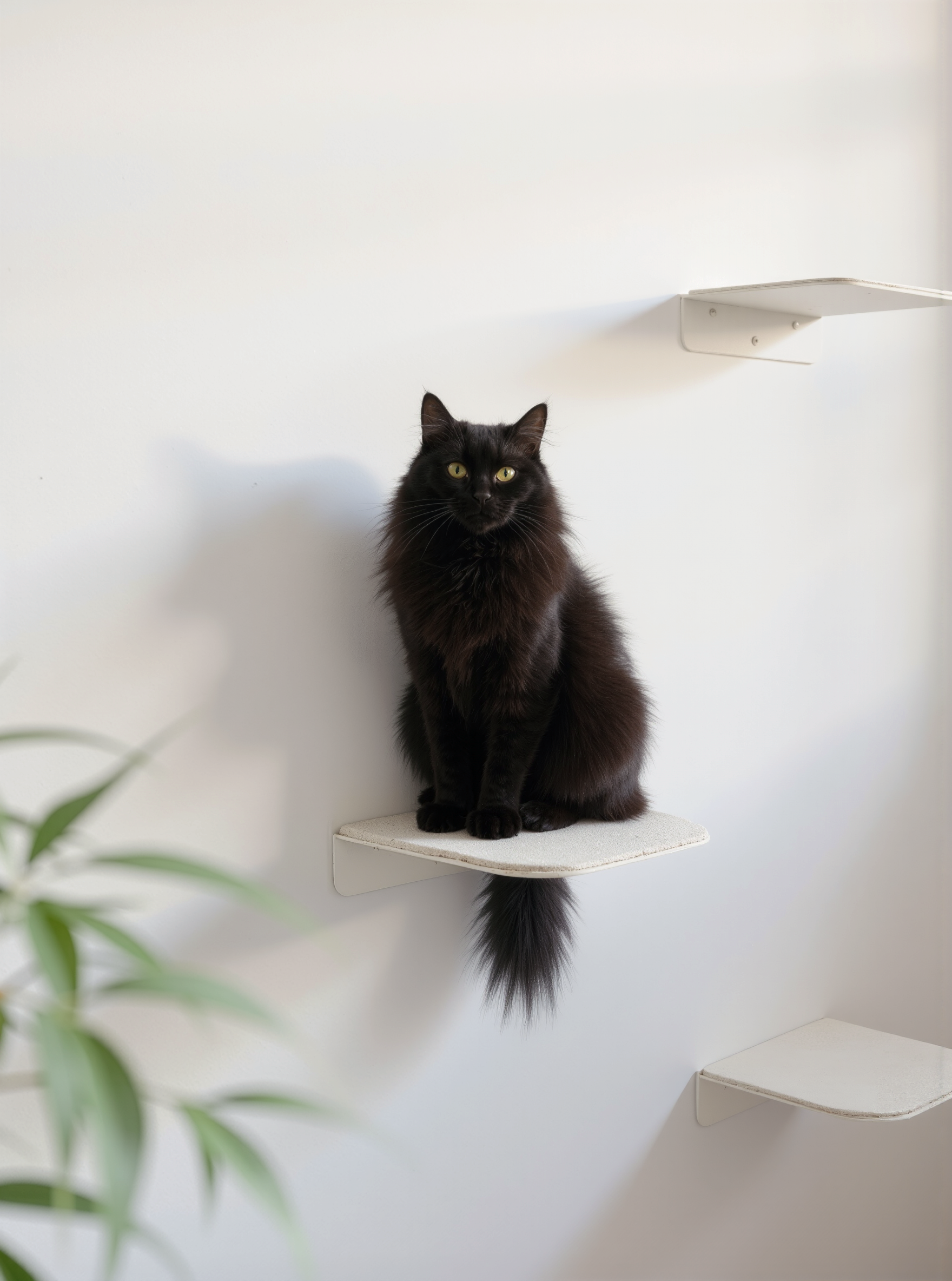 STYA Katzen Kletterwand | Katzen Treppe WL340 | Mit 3 Stufen