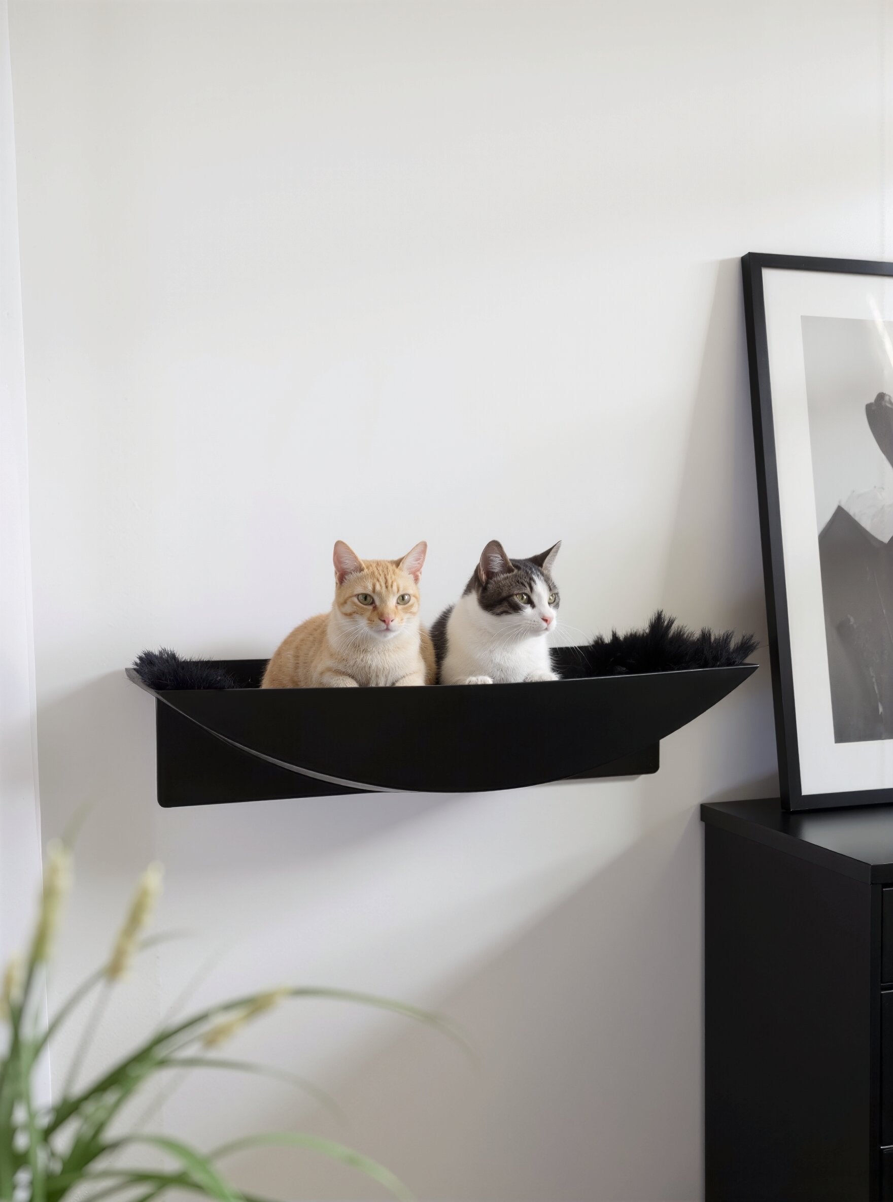 STYA Katzen Kletterwand | XXL Hängematte & Nest WL390