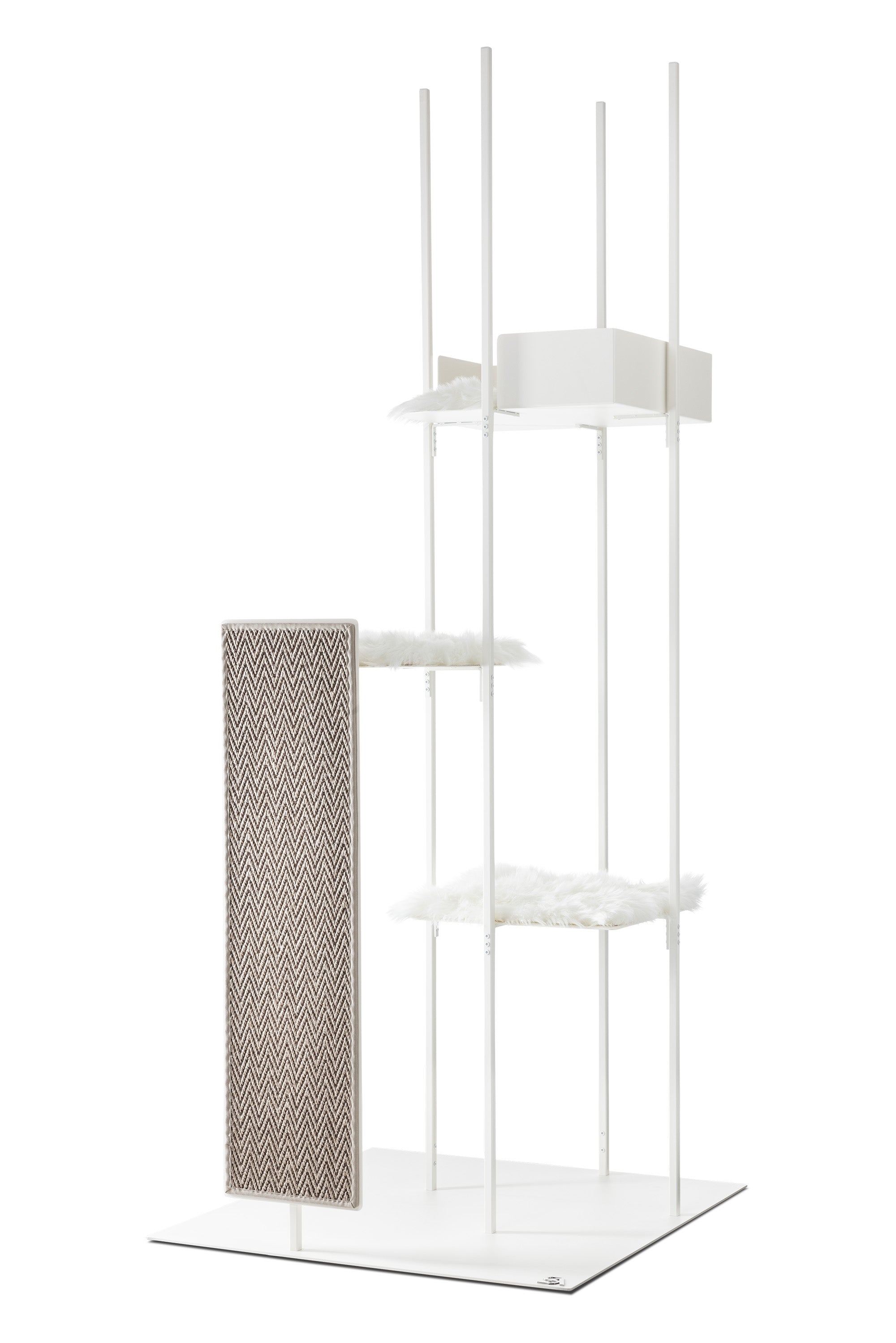 STYA Katzen Kratzbaum MS310 | Weiß