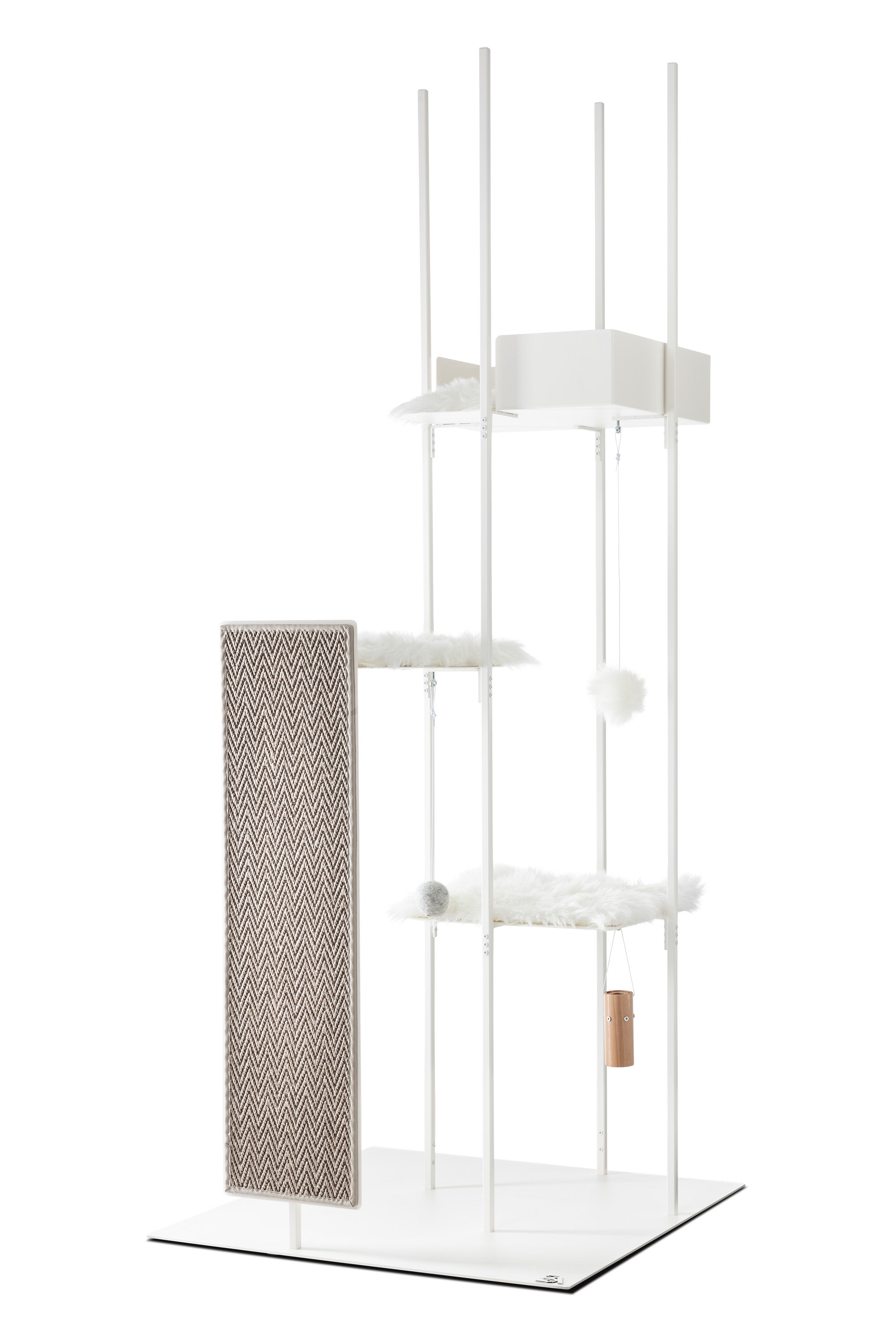 STYA Katzen Kratzbaum MS310 | Weiß