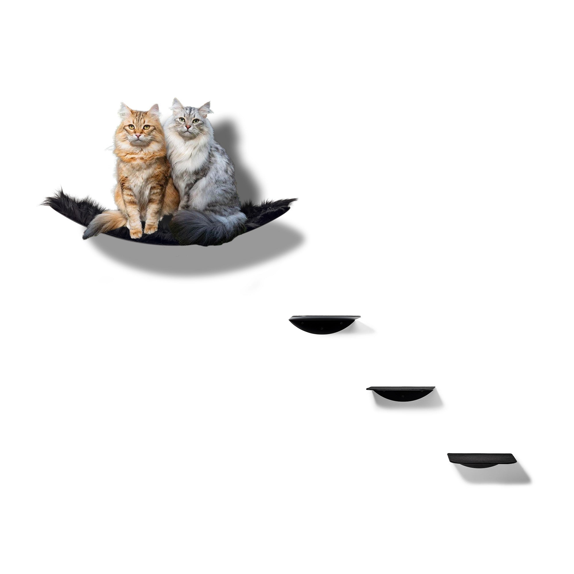 STYA Katzen Kletterwand | Set Minimalist Hängematte XXL | Linie WL100