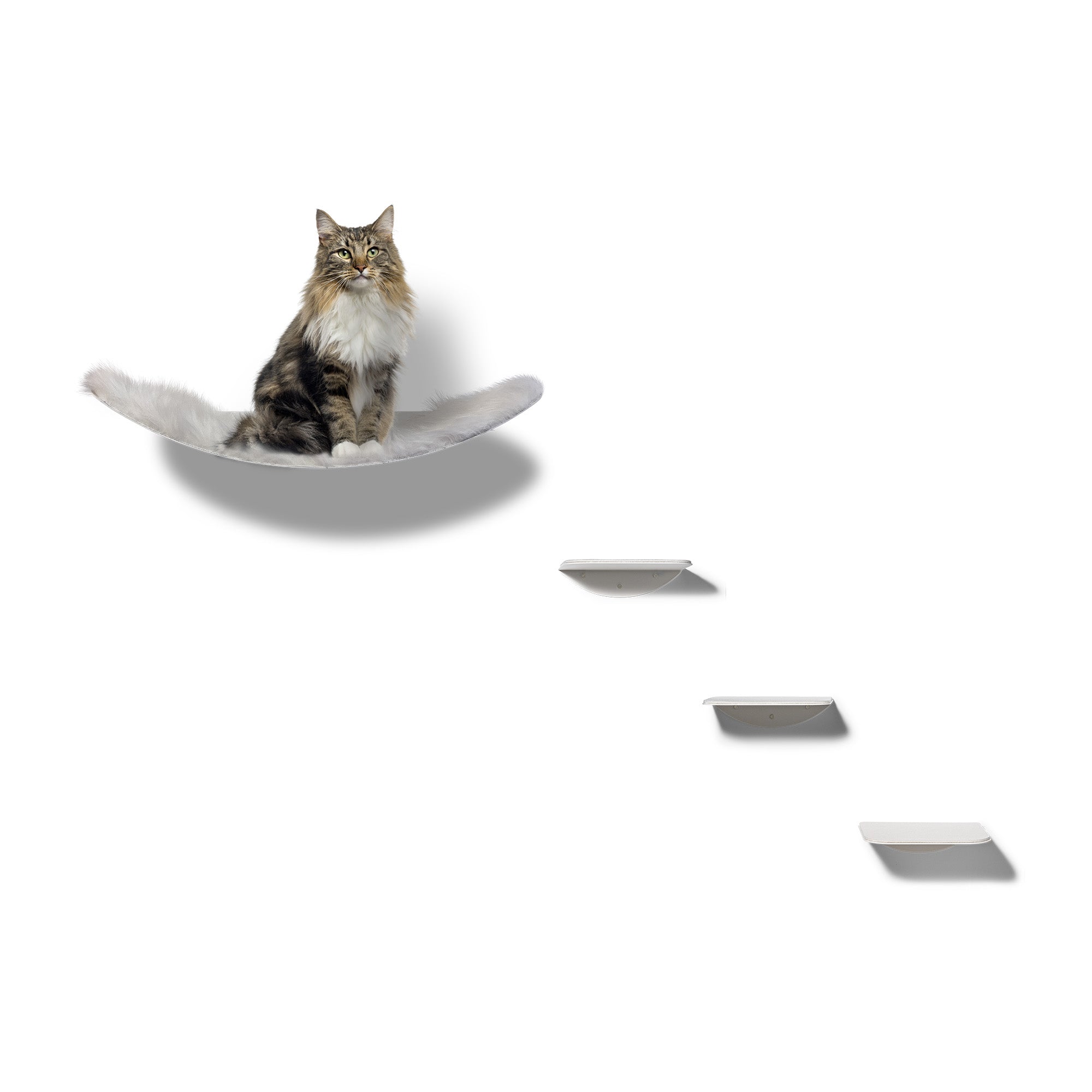 STYA Katzen Kletterwand | Set Minimalist Hängematte XXL | Linie WL100